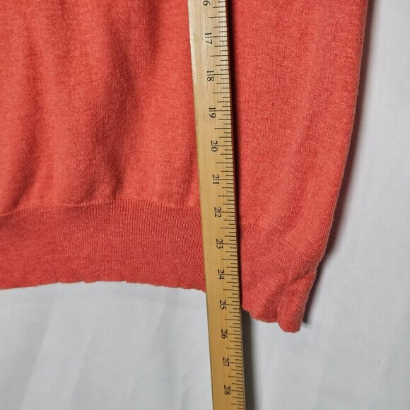 Eileen Fisher Womens Coral Short Sleeve Cardigan‎ Sweater XL Cotton Cashmere - Picture 6 of 9
